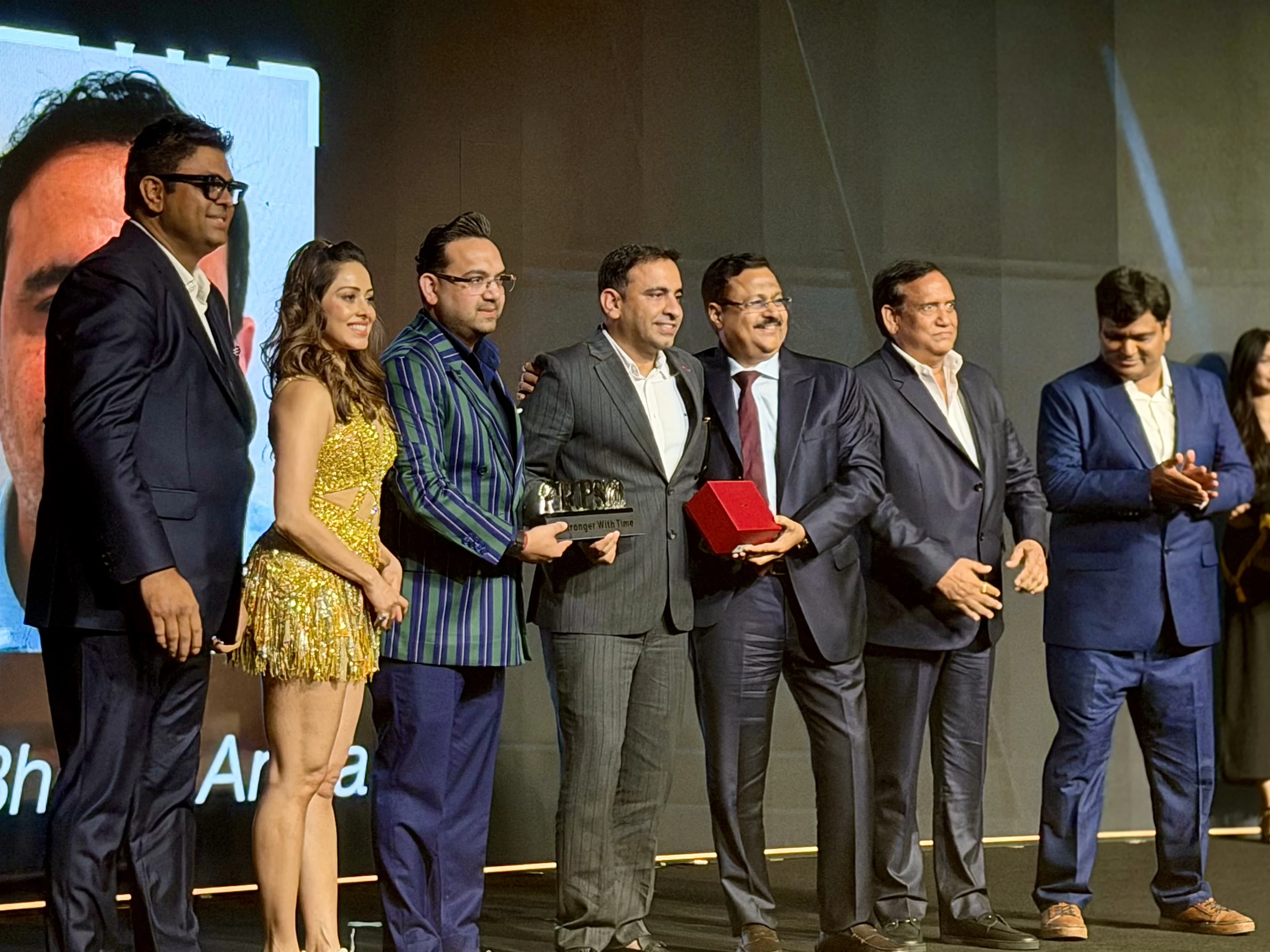 Perfect Homes team receiving the Star of Excellence award