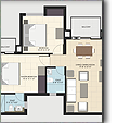 3BHK G+5 (1307 SQ. FT.)